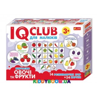 Обучающие пазлы "Изучаем овощи и фрукты Q-club для малышей" Ranok Creative 13203004У
